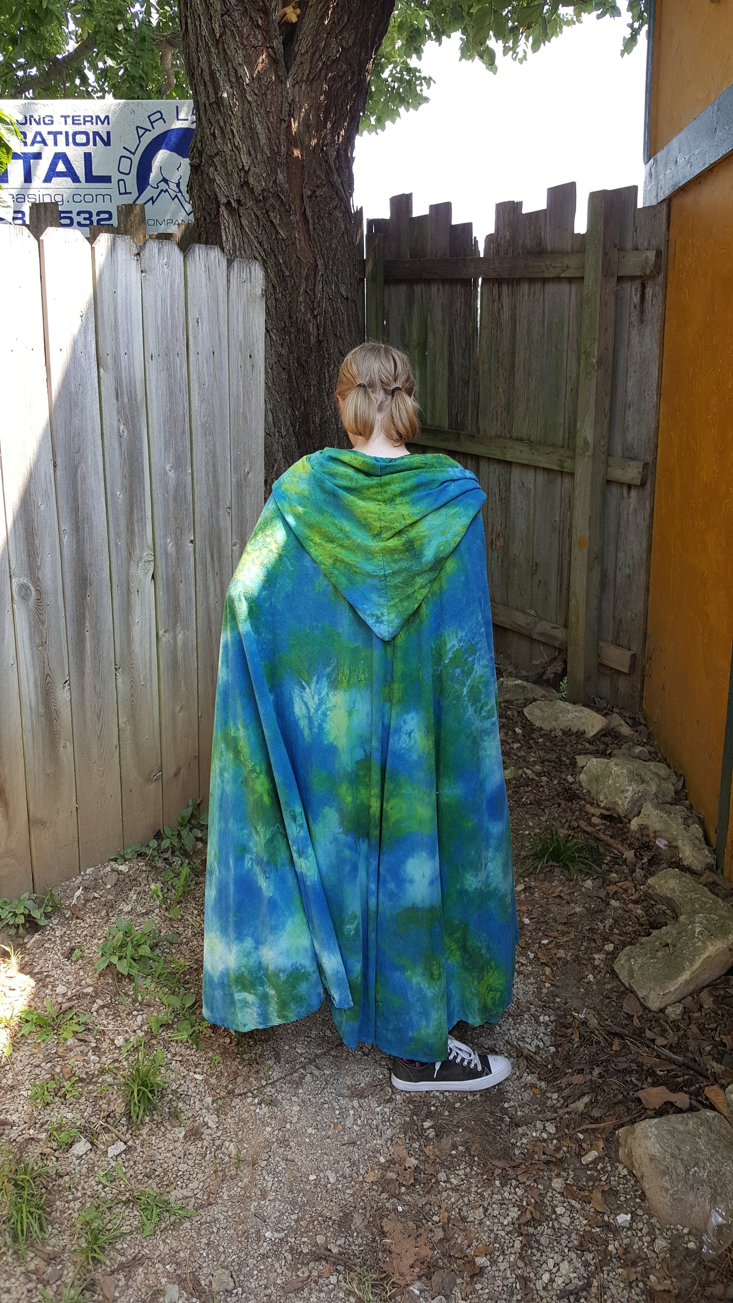 Cloak, Linen- Frozen Azurite