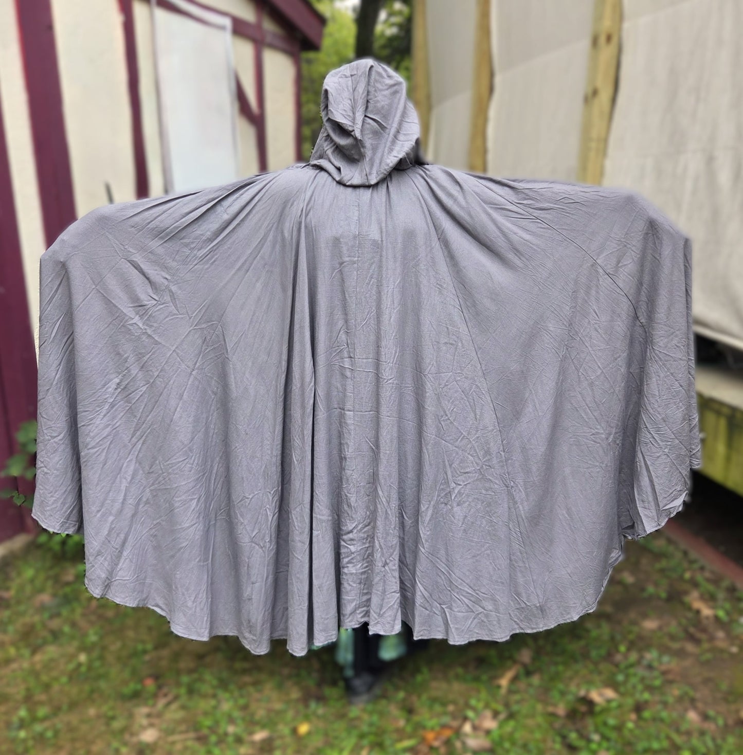 Cloak, Linen- Grey