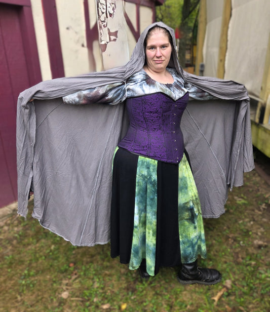 Cloak, Linen- Grey