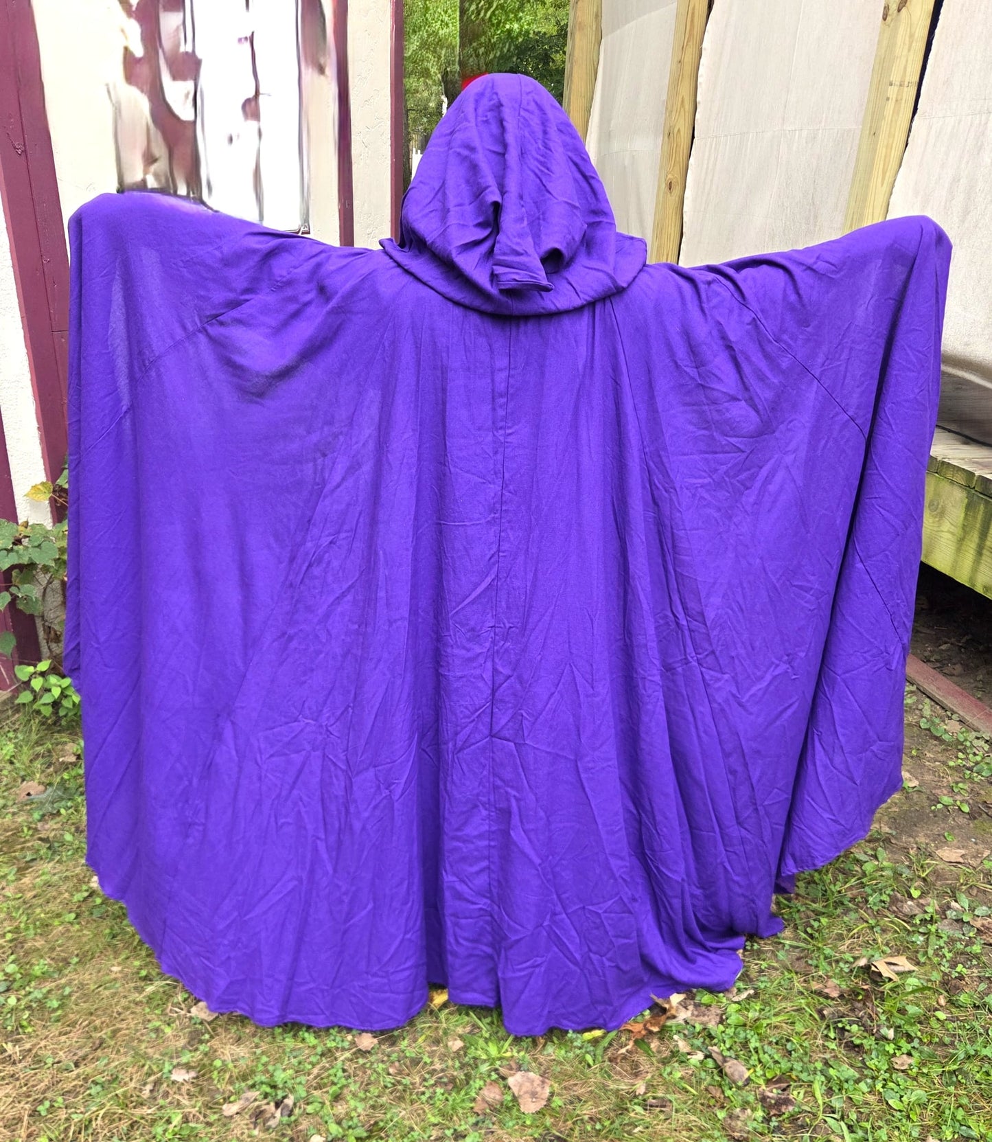 Cloak, Linen- Purple